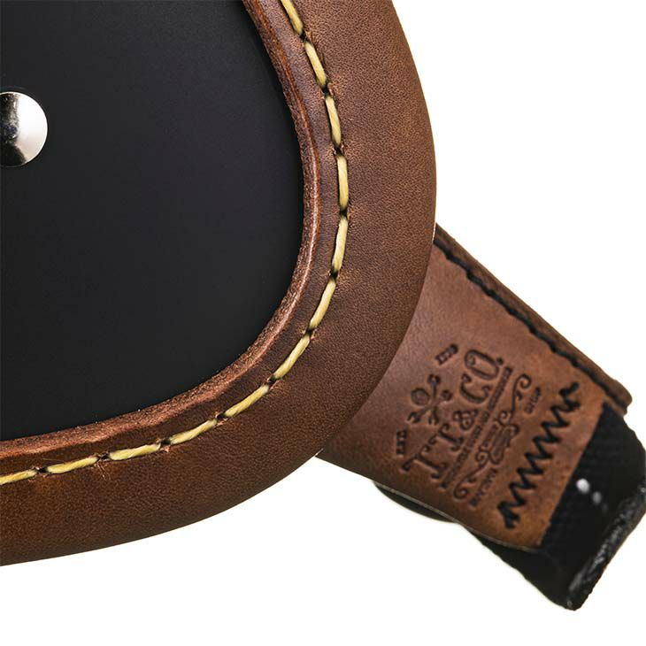 TT&CO. スーパーマグナム レザーリムショット ブラウンレザー マット