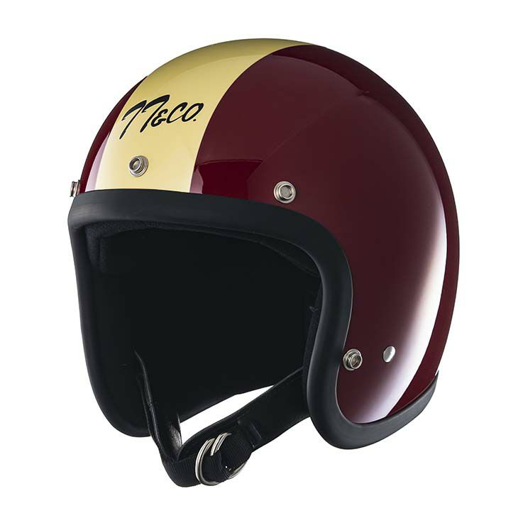 激シブtt&co エイジド加工 スモール ジェットヘルメット 心地よい 長瀬さん