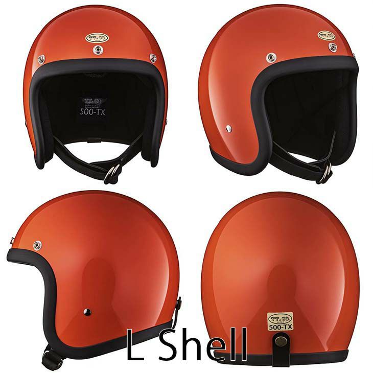 TT\u0026COオレンジのヘルメット