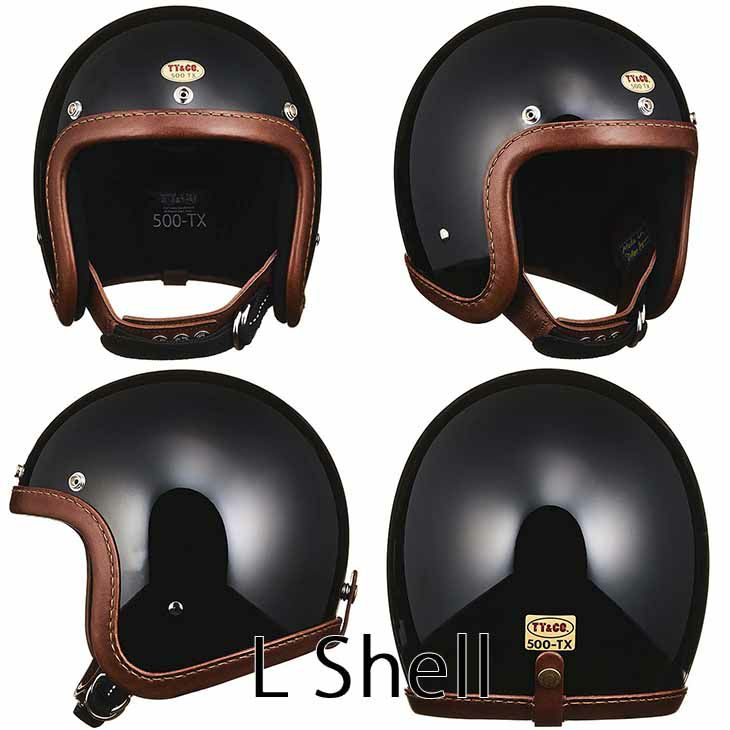 TT&CO. 500-TX 500-TX レザーリムショット ブラウンレザー ブラック