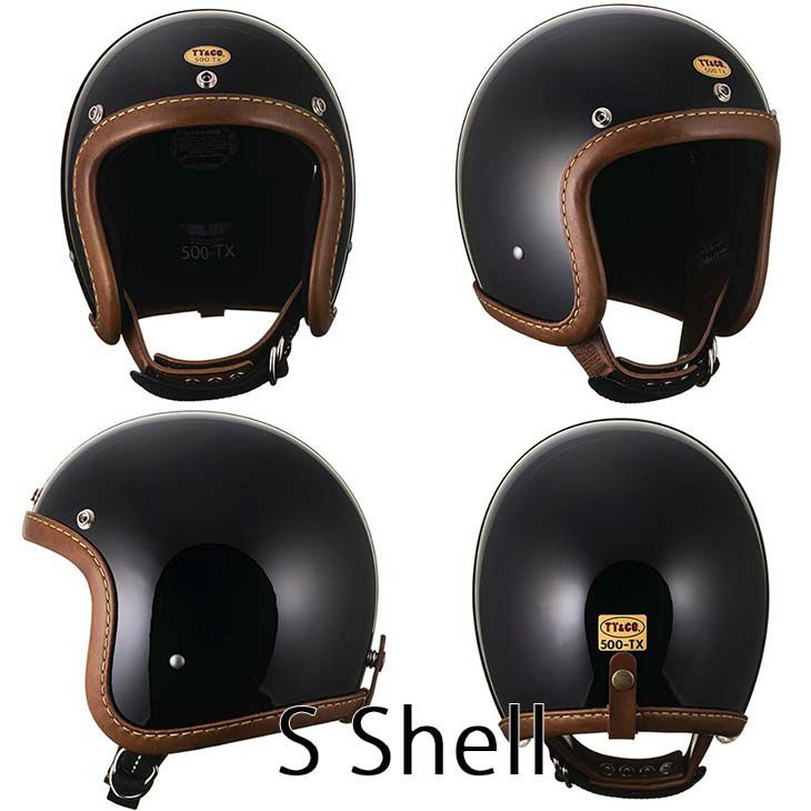 TT&CO. 500-TX 500-TX レザーリムショット ブラウンレザー ブラック