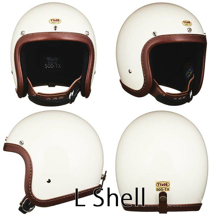 TT&CO. 500-TX レザーリムショット ブラウンレザー アイボリー