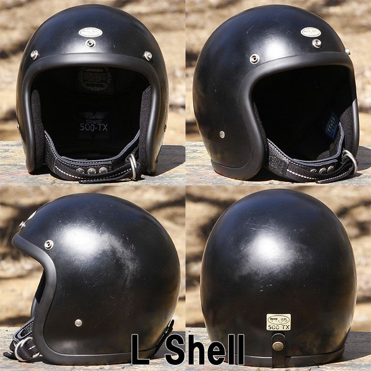 TT&CO 500-TX ディストーション ブラックバイザー付き - ジェット  