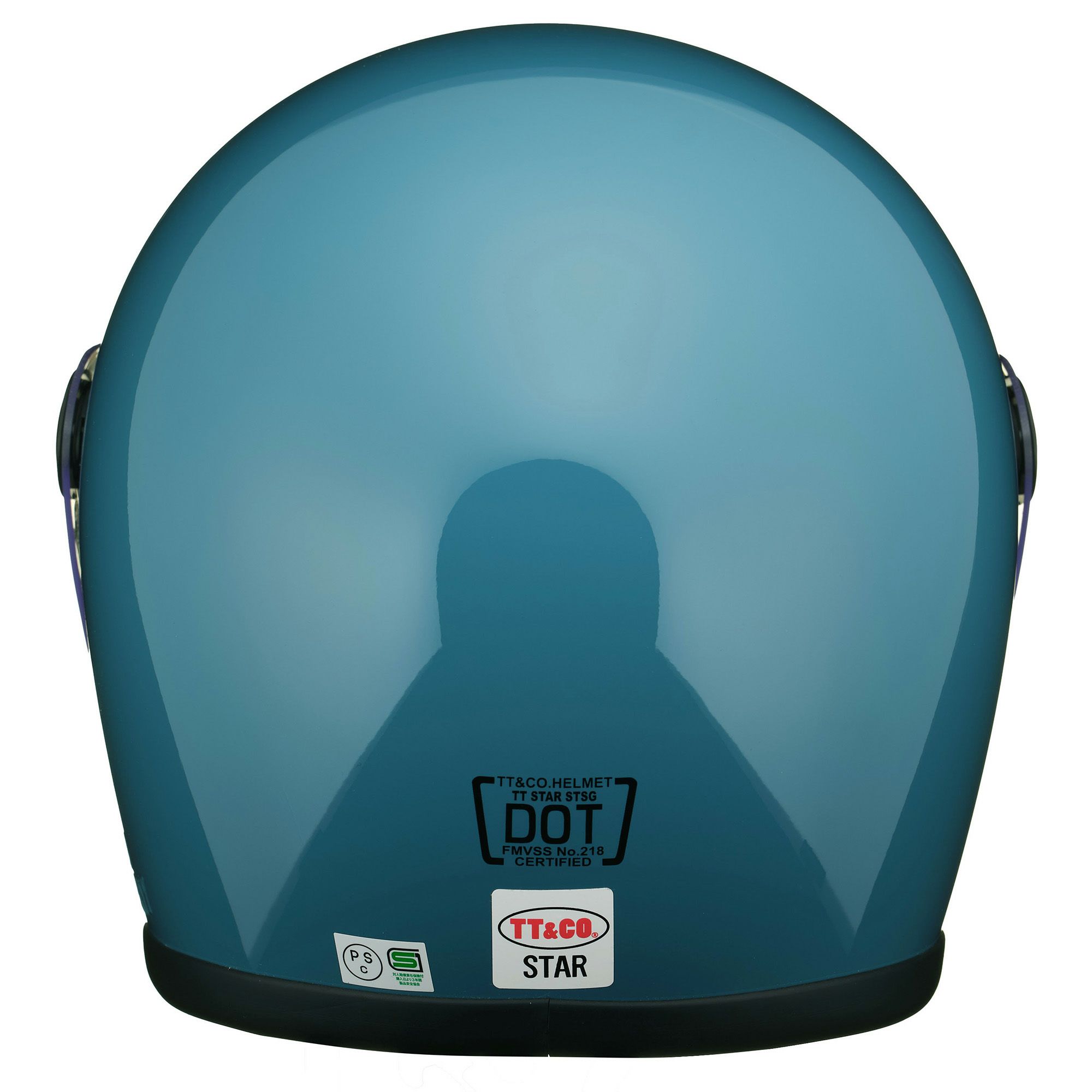 TT&CO. スター SG/DOT スタンダード クラシックブルー シールド付き　後ろ
