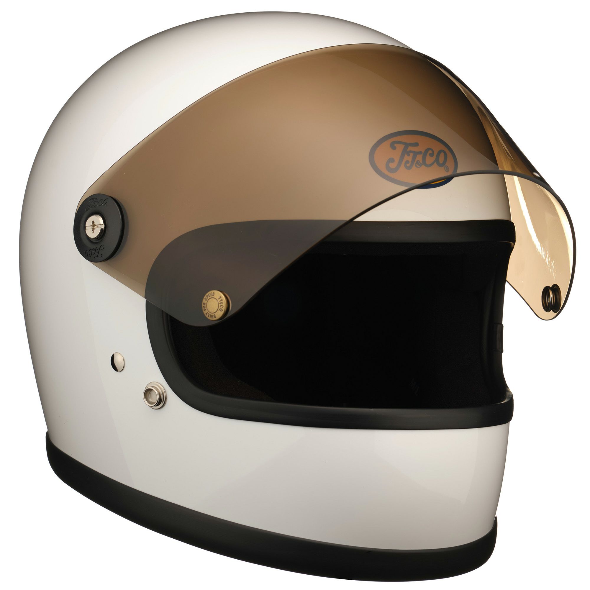 TT&CO スター SG/DOT スモークシールド付き　マットブラック TT＆CO. バイク ヘルメット フルフェイスヘルメット スター
