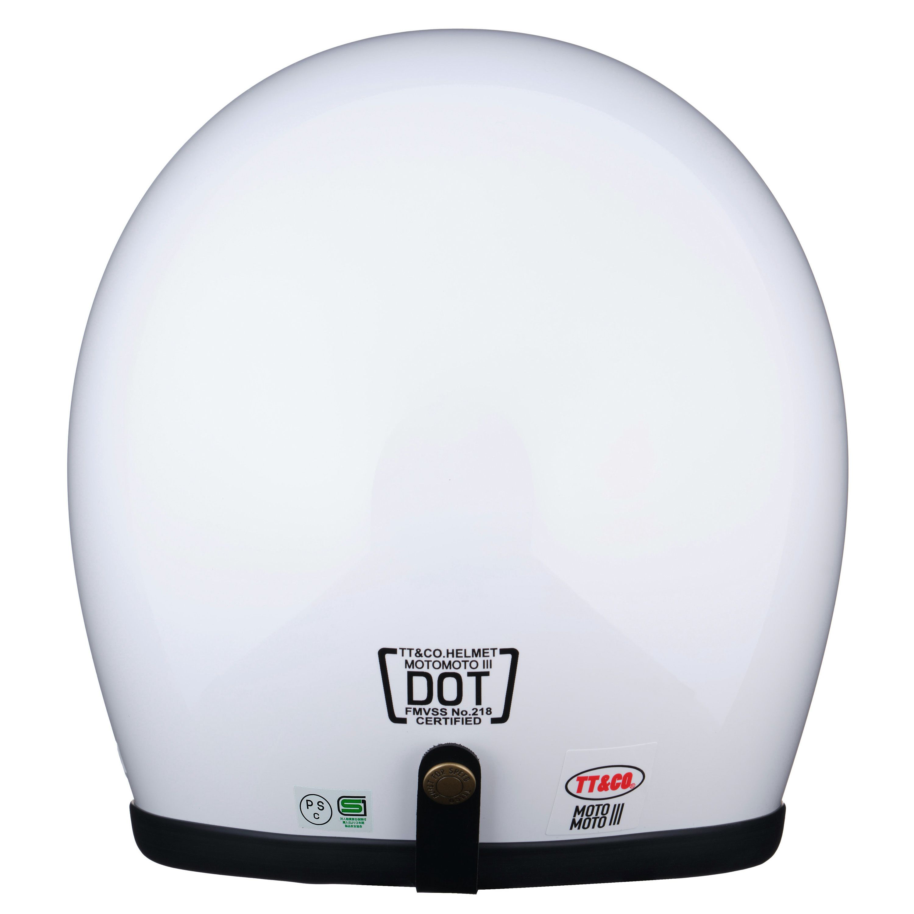 TT&CO. モトモト3 SG/DOT スタンダード ホワイト　後ろ