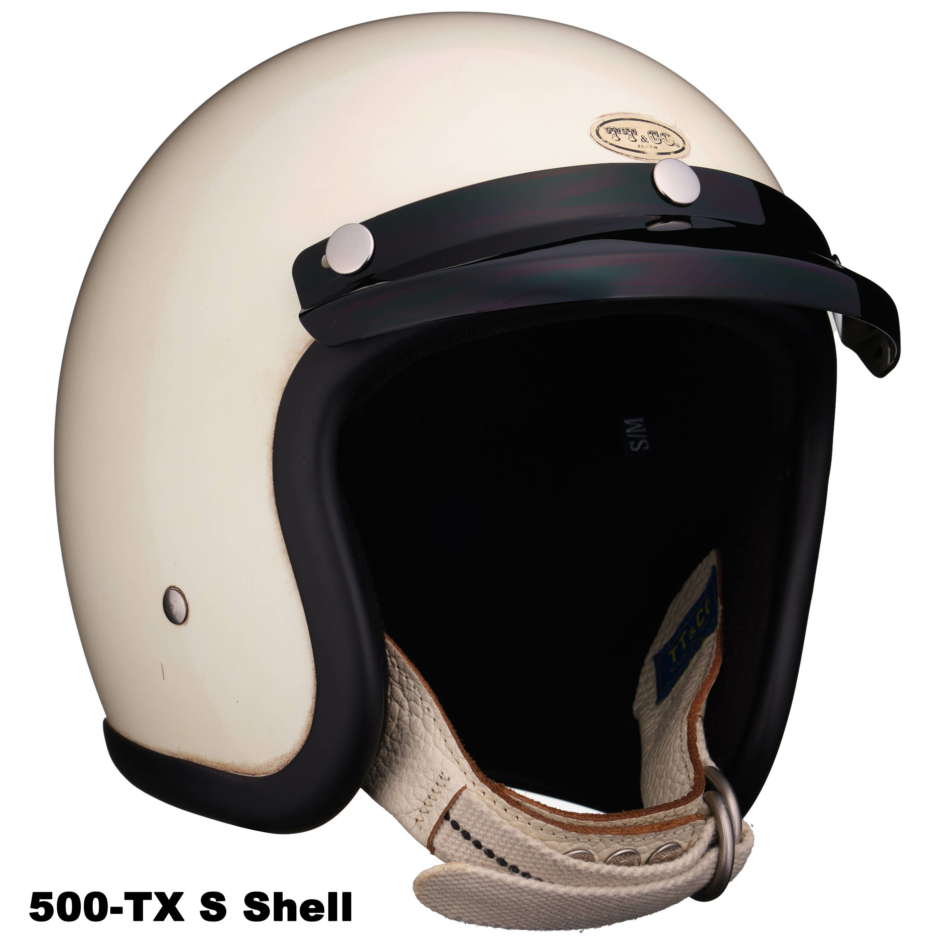 TT&CO. 500-TX 専用バイザー ブラック OFFICIAL WEBSITE