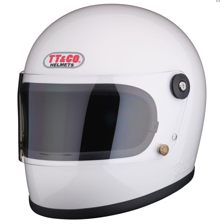 TT&CO. スター SG/DOT スタンダード　ホワイト シールド付き　左斜め