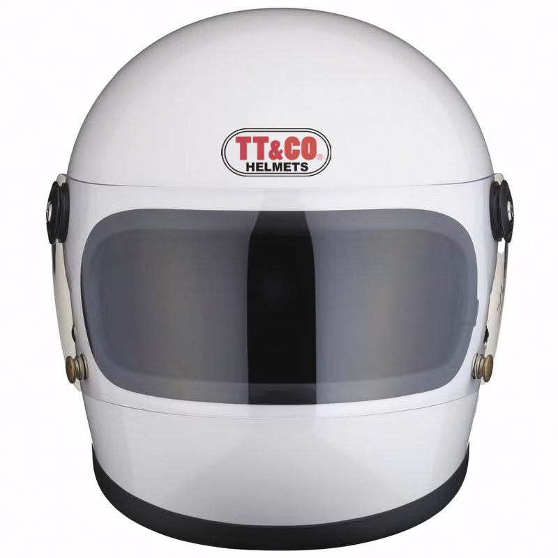 TT&CO. スター SG/DOT スタンダード　ホワイト シールド付き　正面