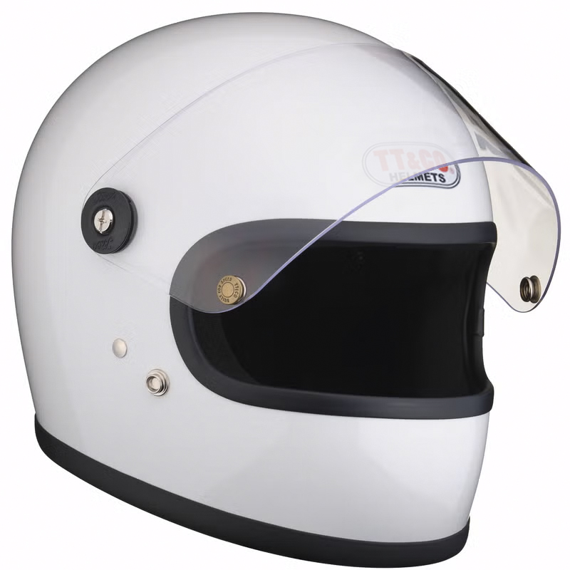 TT&CO. スター SG/DOT スタンダード　ホワイト シールド付き　右斜め