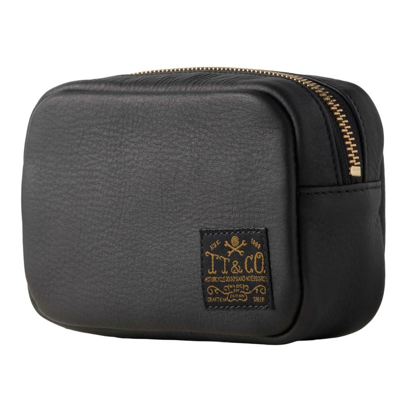 ポータブルETC NOBUDEN 本革ポーチ セット販売 TT&CO. レザー ポーチ ブラック